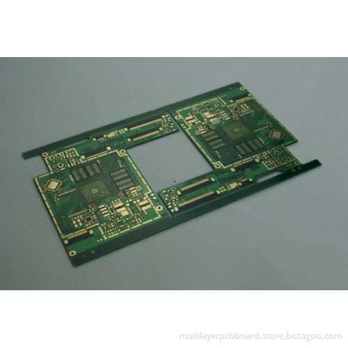 Green Custom 8 Layers 0.7mm Hal Automobile / Electronics Printed Multilayer Pcb Board